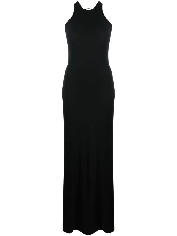 ワンピース ELISABETTA FRANCHI Woman Dress Black AM57B 685 Elisabetta Franchi open-back Embellished Gown | Black | FARFETCH