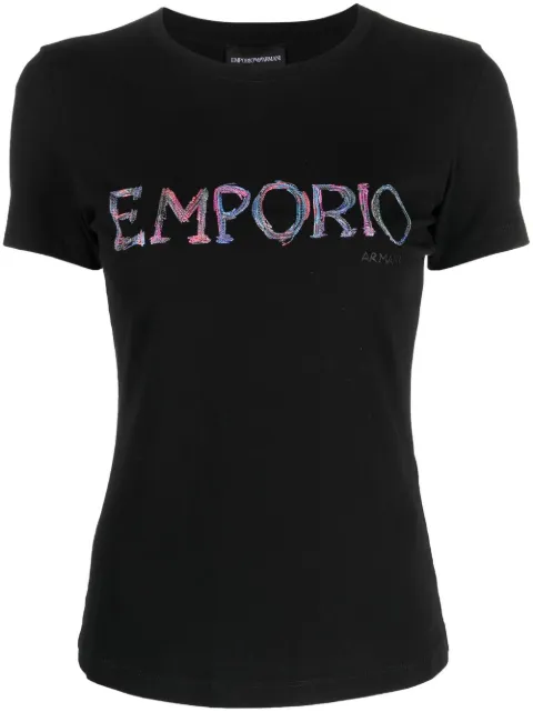 Emporio Armani T-Shirts for Women | FARFETCH