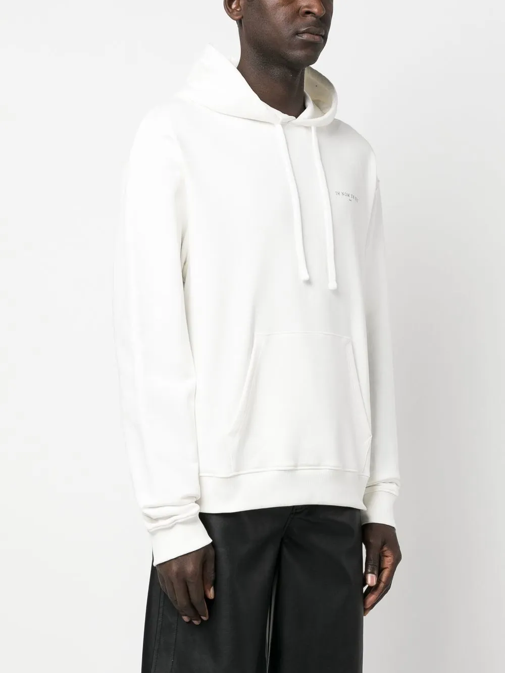 Ih Nom Uh Nit Graphic Print Cotton Hoodie In Weiss