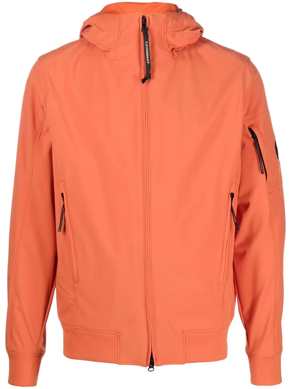 

C.P. Company Lens detail hooded jacket - Orange