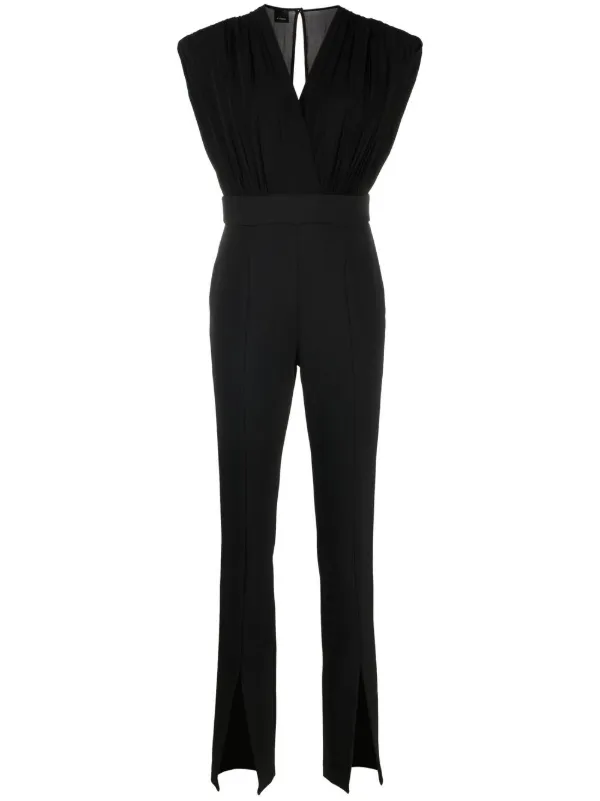 PINKO pleat detail Jumpsuit Farfetch