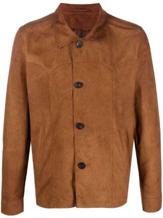 Giorgio Brato Suede Leather Jacket - Farfetch