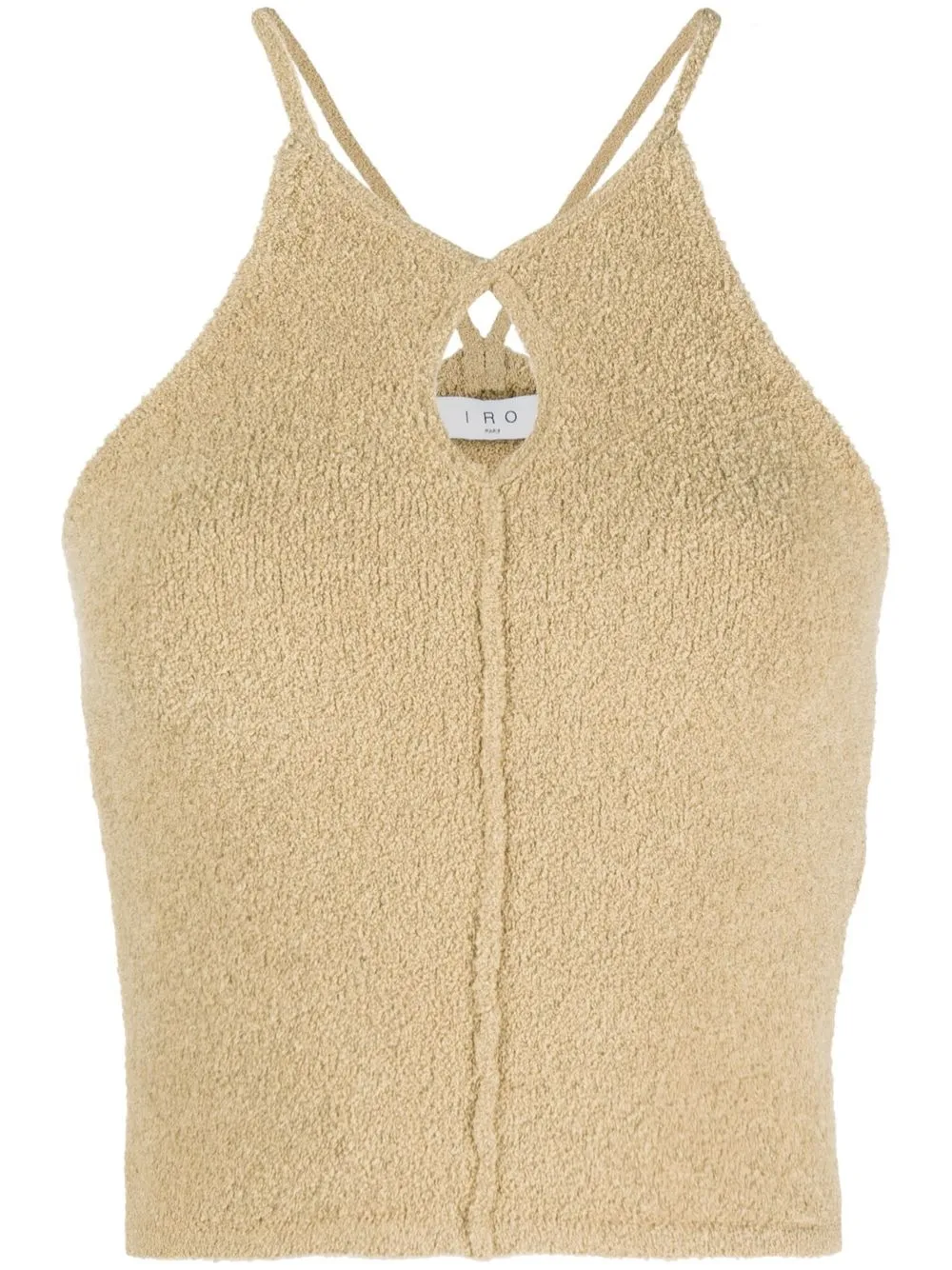 

IRO cut out-detail knitted vest - Neutrals