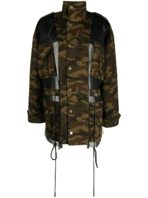 Fitted camouflage deals jacket