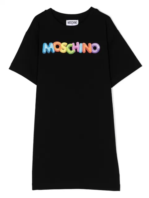 Moschino Kids logo-print cotton T-shirt