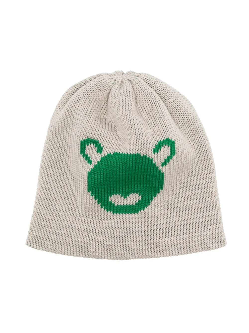 Little Bear Babies' Reversible Knit Beanie In Neutrals