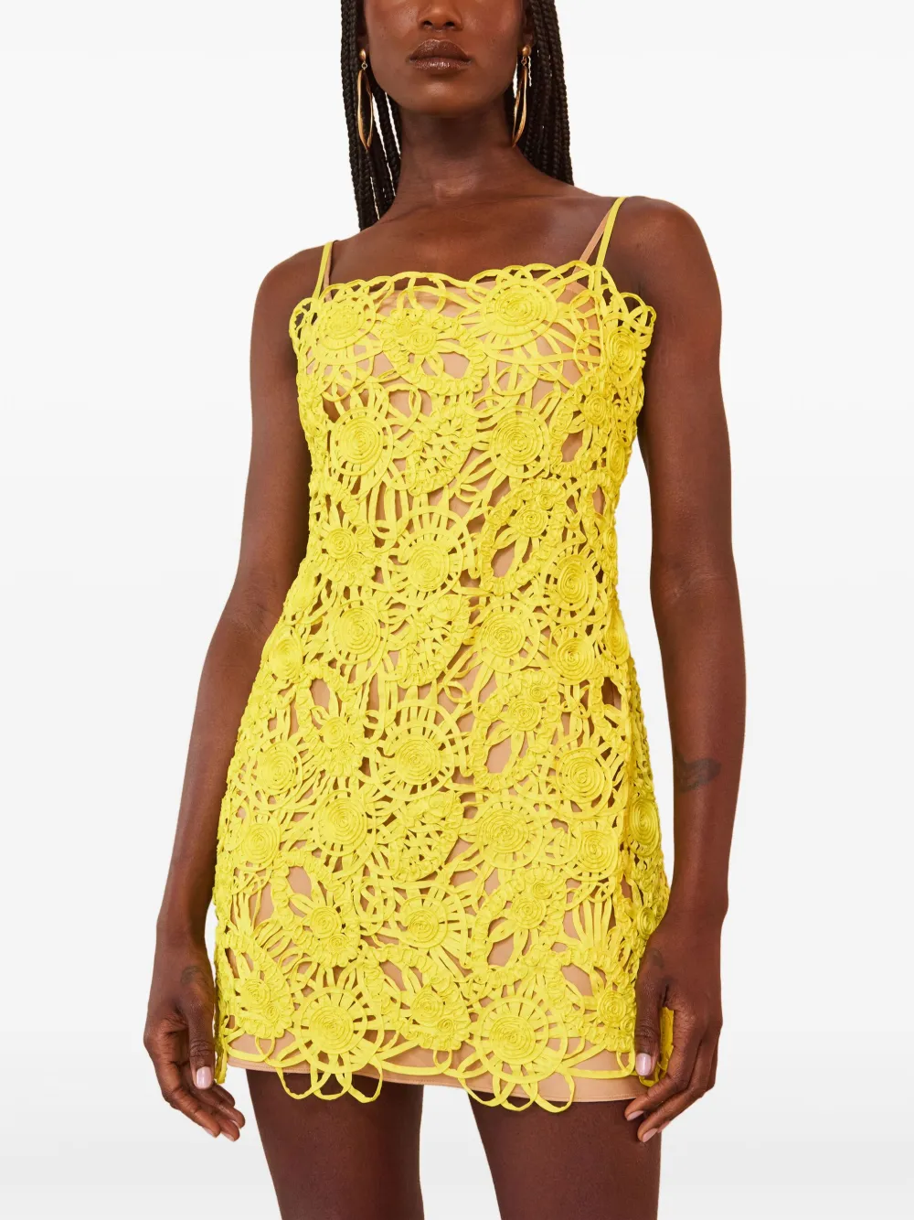 Cult Gaia vestido Shaunez | amarillo | Image 1