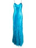 Cult Gaia Hansal silk gown - Blue