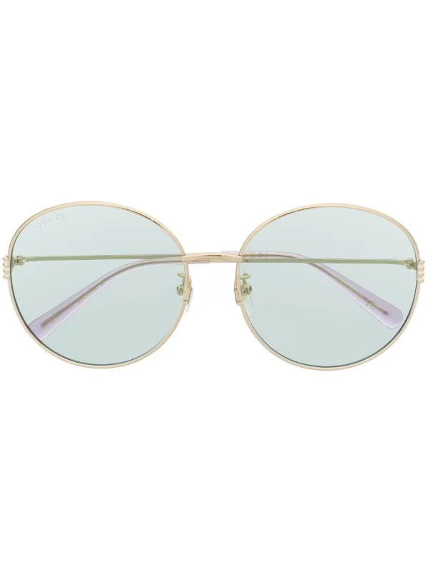 Gucci Eyewear ラウンドフレーム サングラス - Farfetch