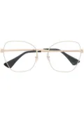 Cartier Eyewear cat-eye two-tone glasses - Gold