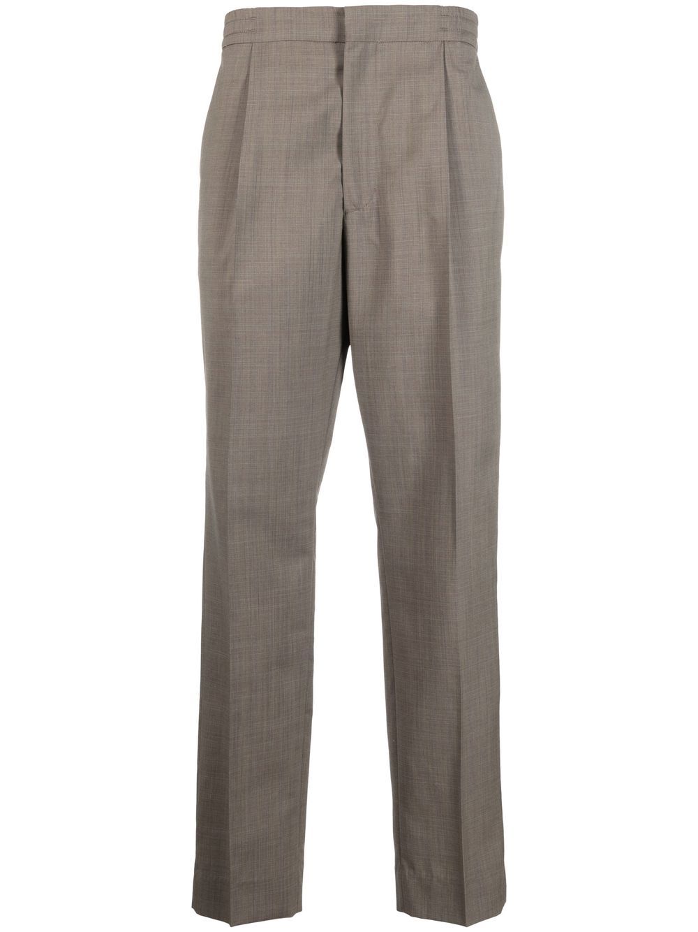 Barena Venezia Tailored Virgin Wool Trousers In Brown