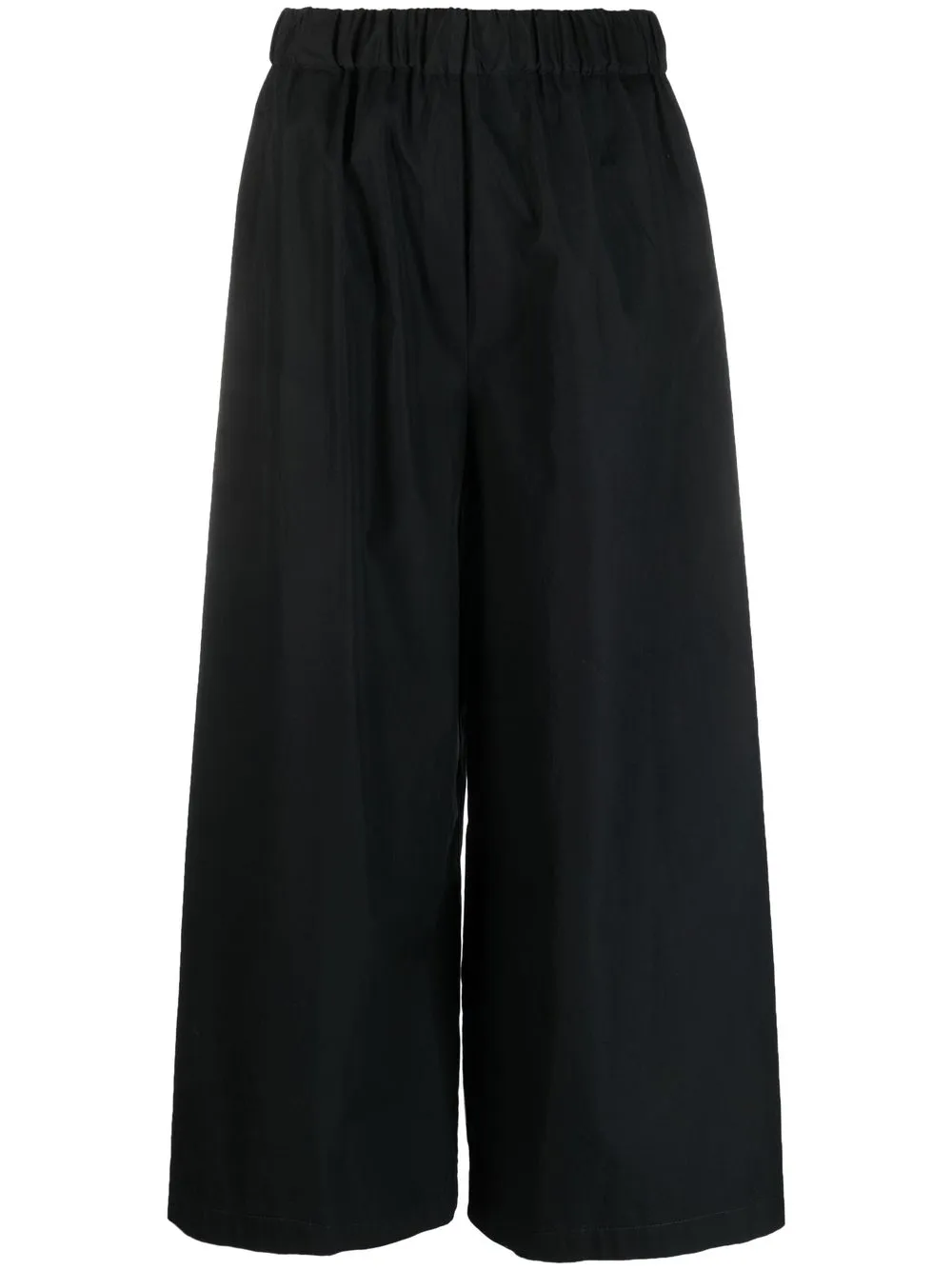 

Barena wide-leg cropped trousers - Black