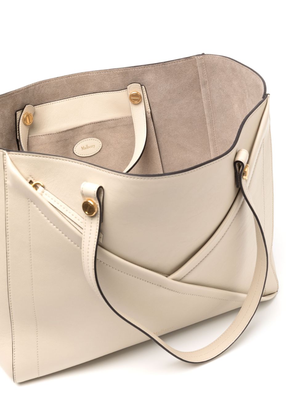 Mulberry M Zipped Leather Tote Bag - Farfetch