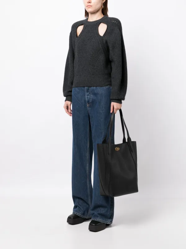 Mulberry North South Bayswater レザーバッグ | ブラック | FARFETCH JP