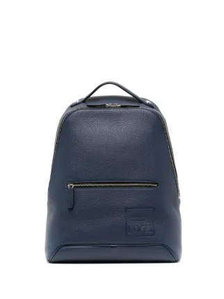 Mulberry City Leather Backpack Blue FARFETCH UK