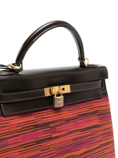 Hermès Pre-Owned 2004 Kelly Retourné 32 two-way bag SQUAREH - 3