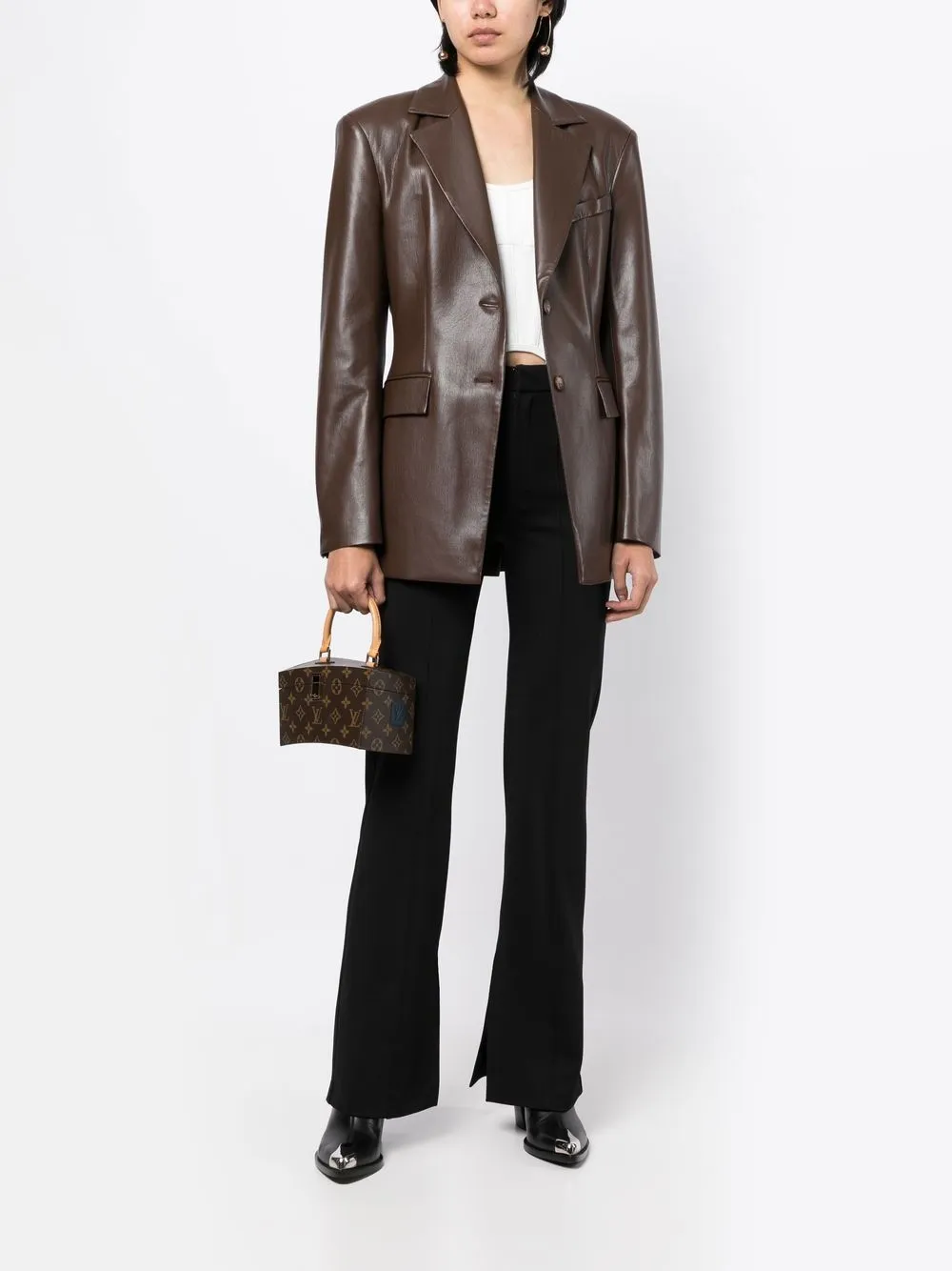 Louis Vuitton Pre-Owned 2014 pre-owned Monogram Twisted Box two-way handbag | Pre-Owned | Image 2