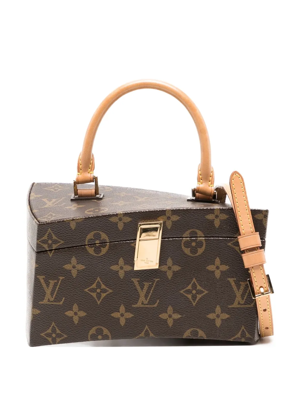 Louis Vuitton Pre-Owned 2014 pre-owned Monogram Twisted Box two-way handbag | Brown | Image 1