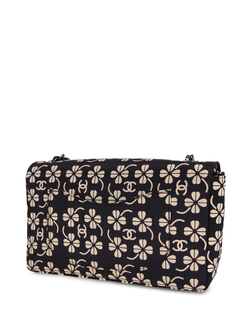 CHANEL Pre-Owned 2000 schoudertas met omslag - Zwart