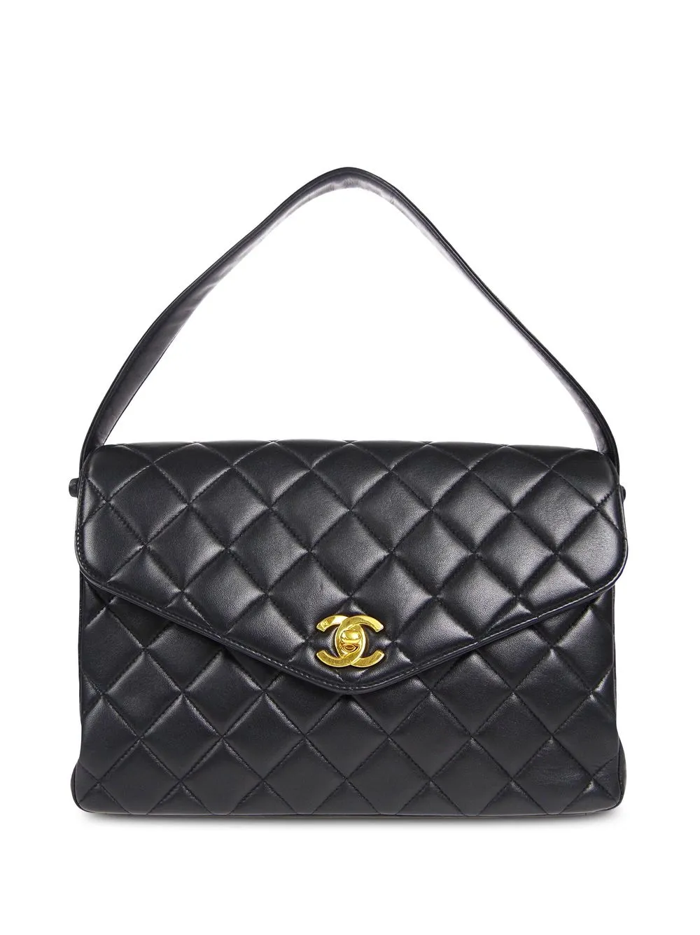 

CHANEL Pre-Owned 1997 diamond-quilted shoulder bag - Black