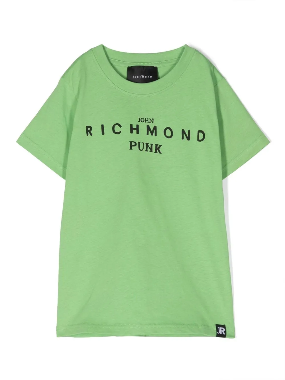 

John Richmond Junior TEEN logo-print cotton T-Shirt - Green