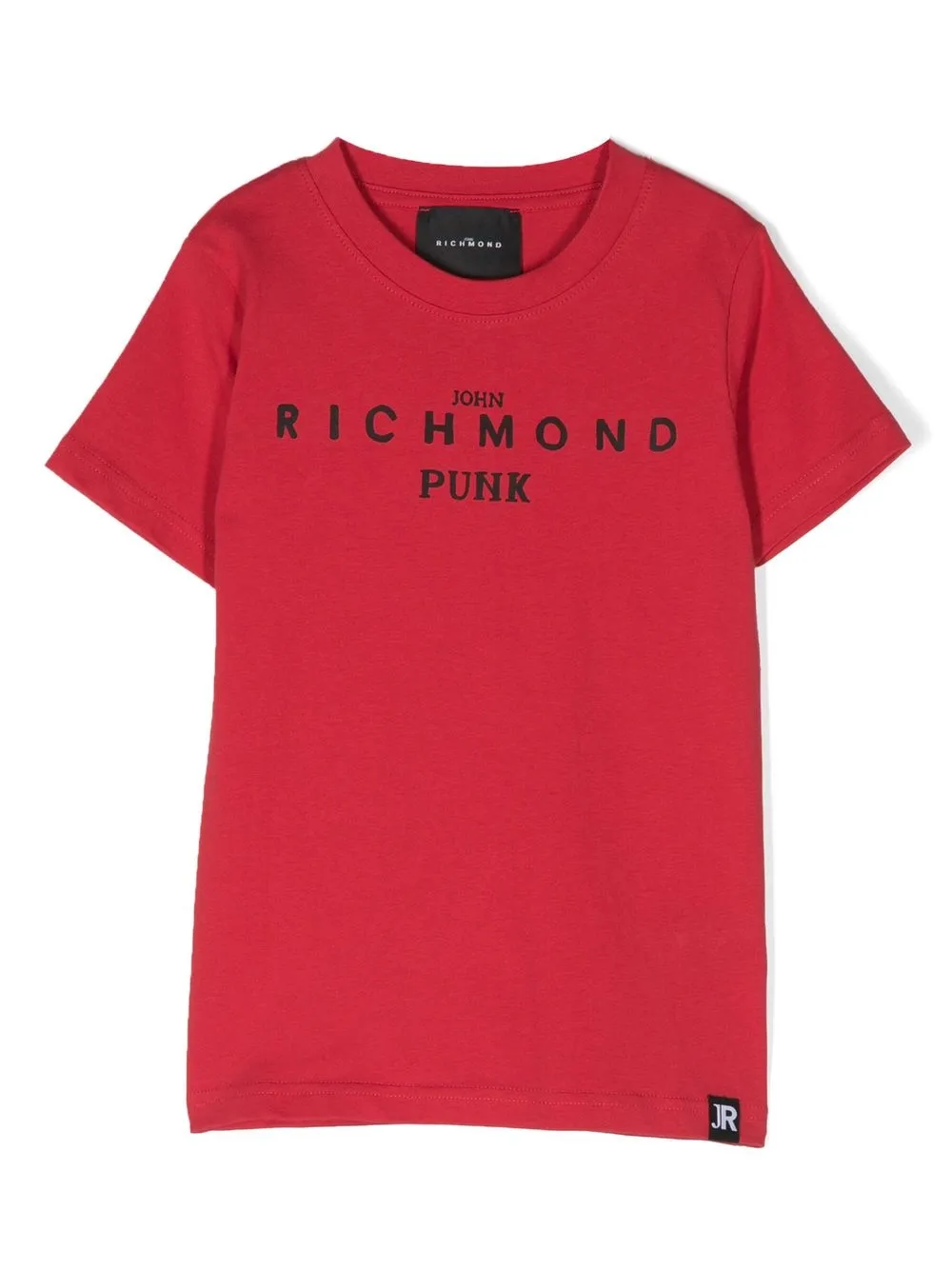 

John Richmond Junior TEEN logo-print cotton T-Shirt - Red