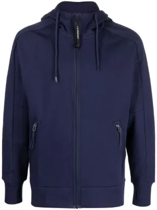 Cp company goggle hoodie navy new arrivals