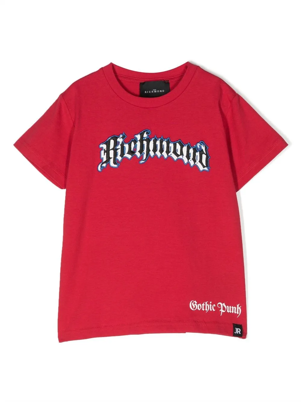 

John Richmond Junior playera con logo estampado - Rojo
