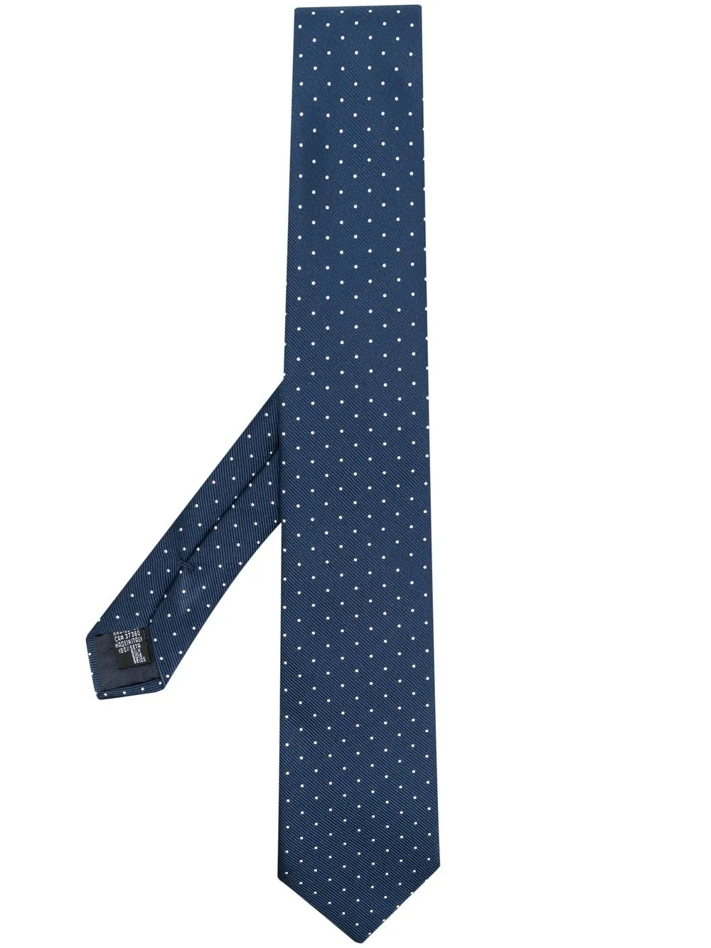 

Giorgio Armani polka-dot silk tie - Blue