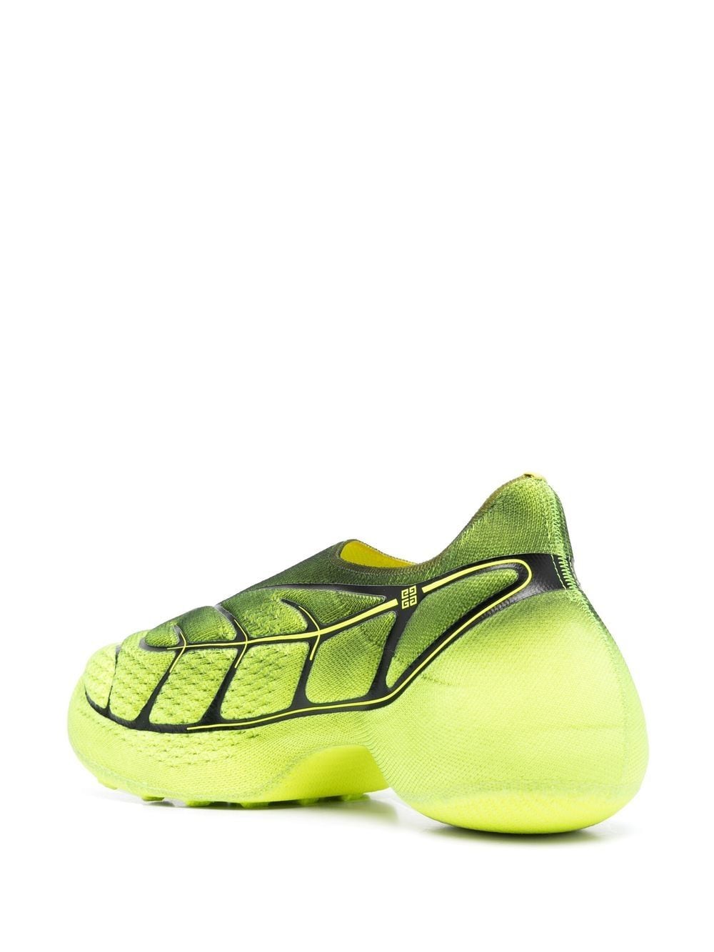 Shop Givenchy Gradient-effect Slip-on Sneakers In Green