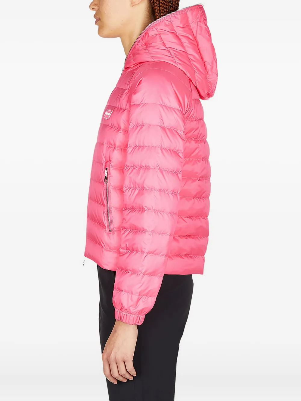 Duvetica hooded puffer jacket Roze