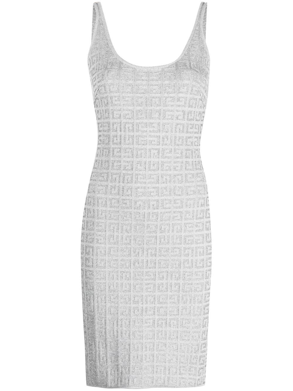 Givenchy 4G jacquard dress - Silver