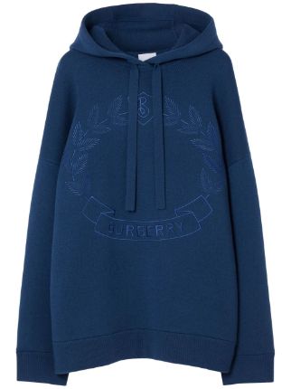 Burberry top hoodie crest