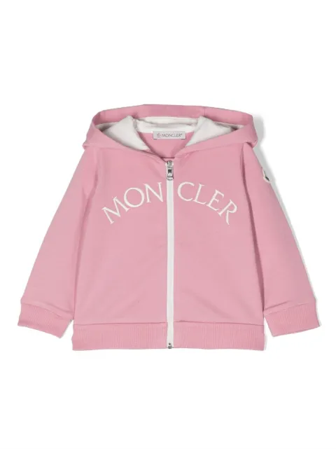 Moncler Enfant جاكيت مطرز بشعار الماركة