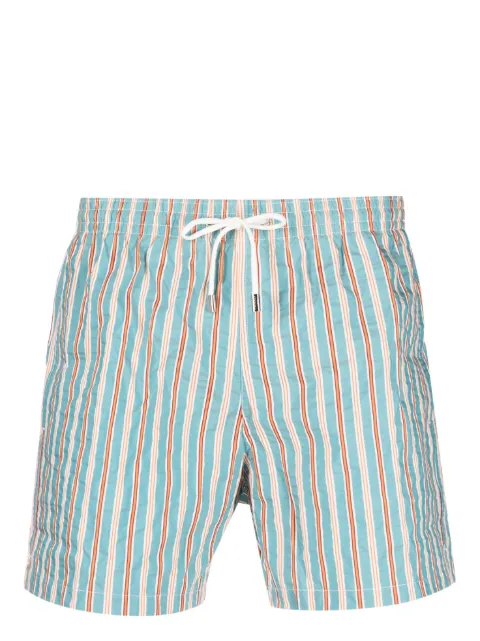 Canali shorts de playa con rayas estampadas