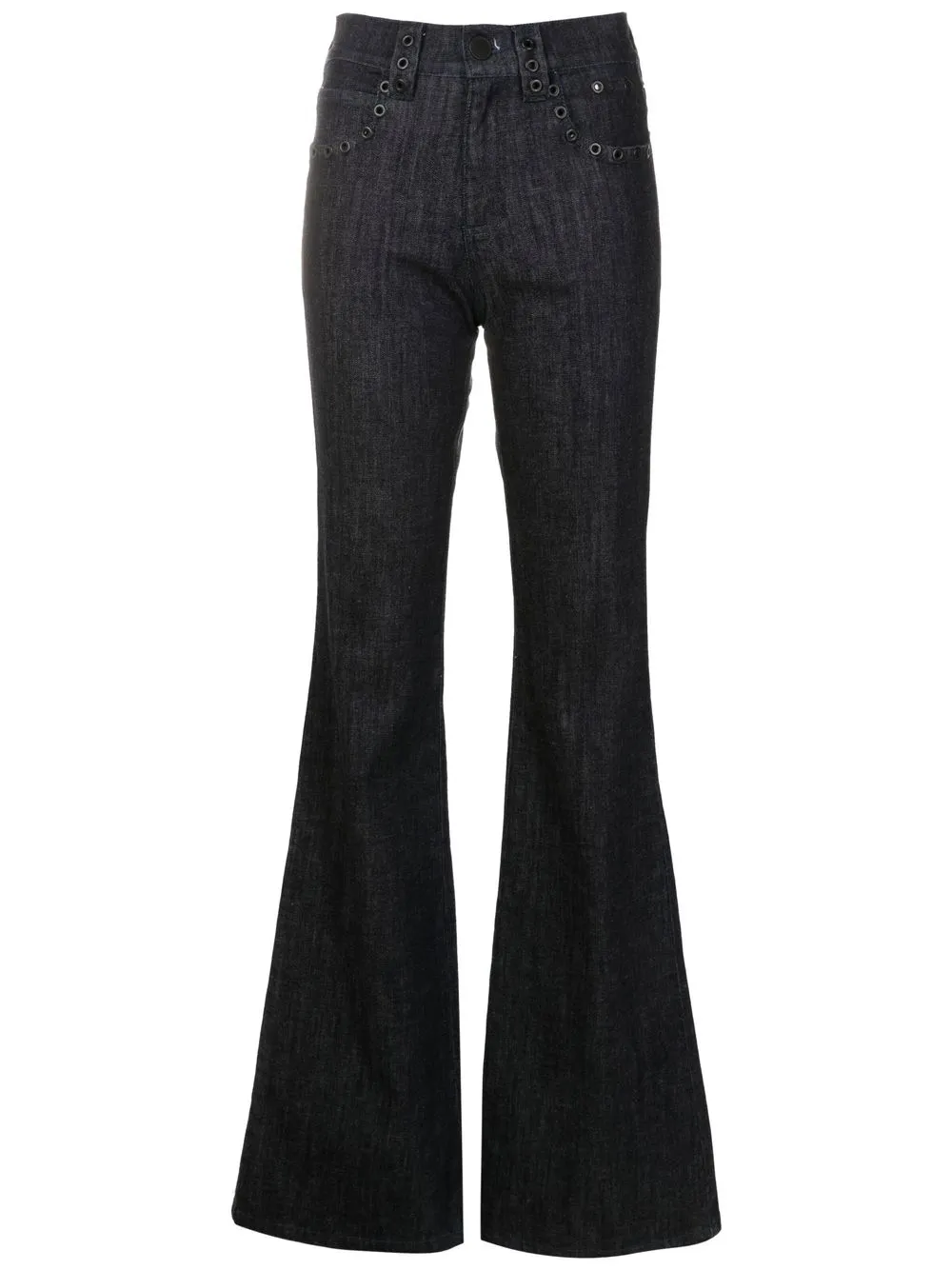 Andrea Bogosian High-rise Flared Jeans In Blue