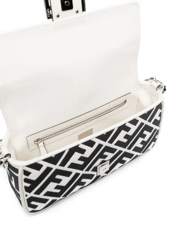 FENDI Baguette Crossbody Bag White FARFETCH IE