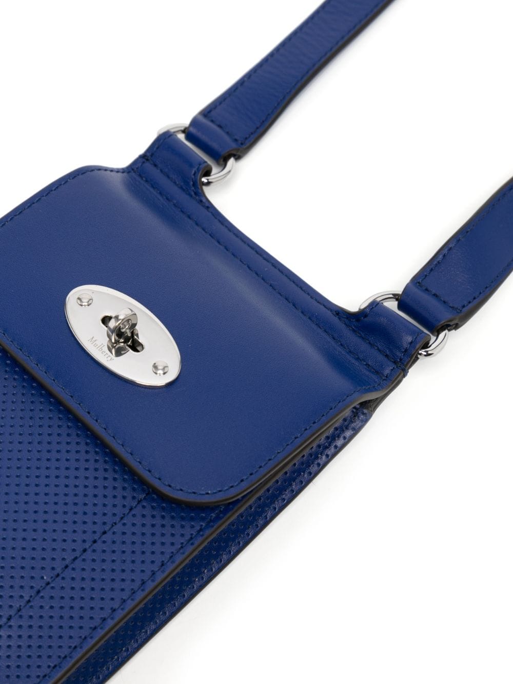 Mulberry blue Small Leather Antony Messenger Bag