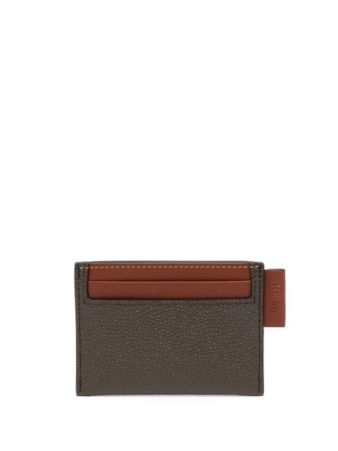 Mulberry - logo-tag leather cardholder