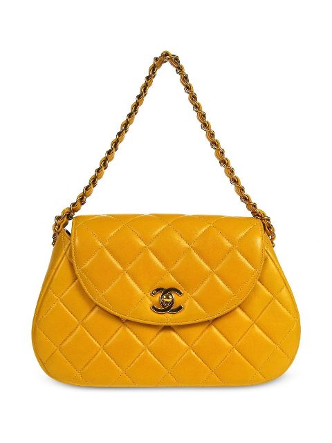 HOT SALE CHANEL 1997 diamond quilted shoulder bag Women