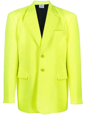 Oversized neon outlet blazer