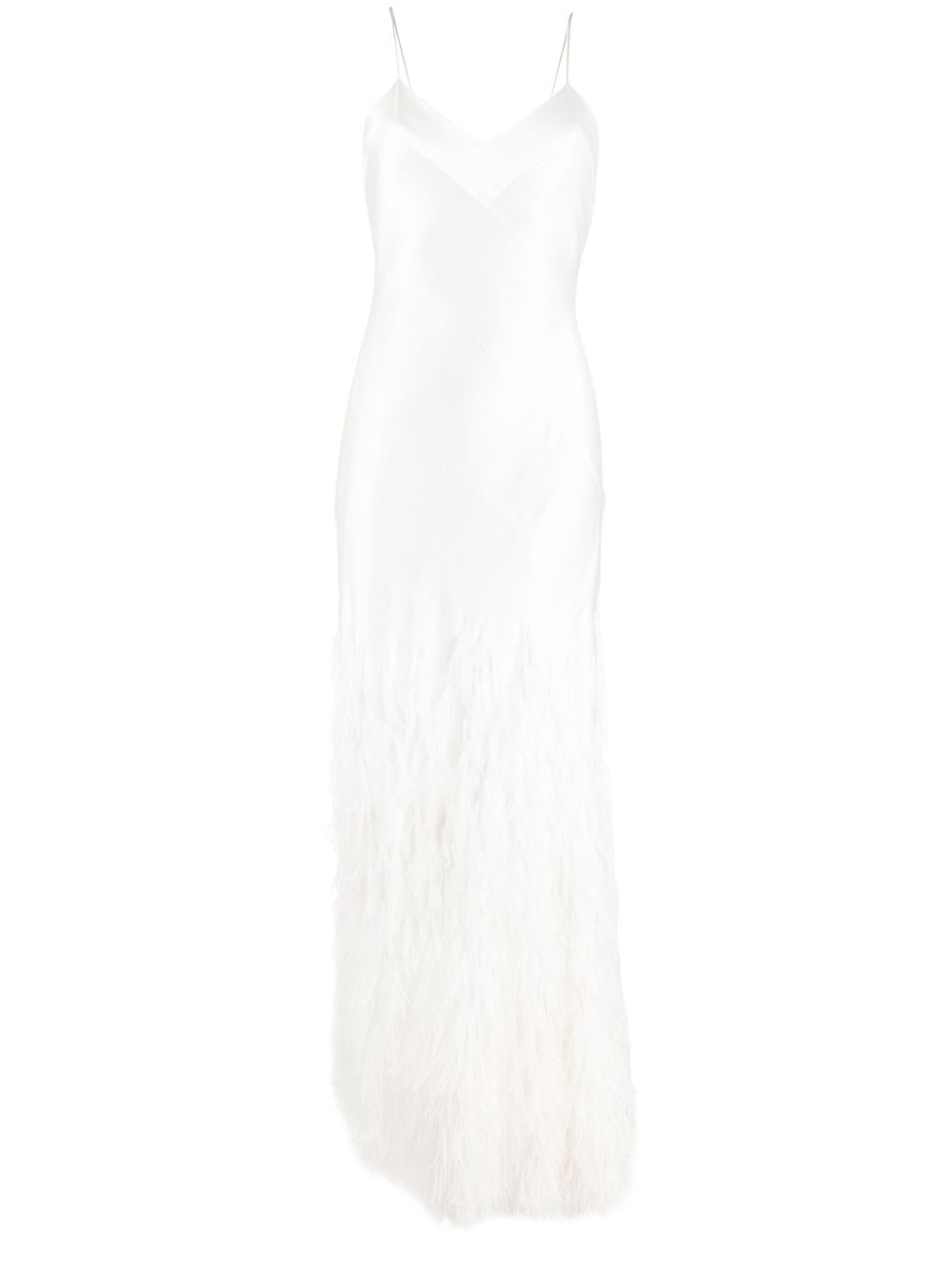 Shop Cult Gaia Hansal Silk Gown In White