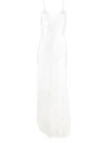 Cult Gaia Hansal silk gown - White