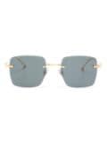 Cartier Eyewear Pasha de Cartier frameless sunglasses - Gold