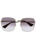 Cartier Eyewear oversized gradient sunglasses - Gold