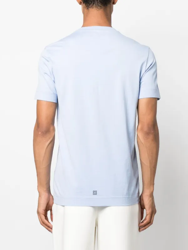 givenchy ジバンシー　Tシャツ　アメリカン　イーグル Givenchy Eagle logo-print Cotton T-shirt | Blue | FARFETCH