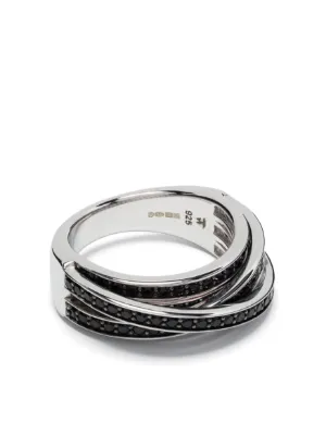 Tom Wood Oval onyx-stone Silver Ring - Farfetch