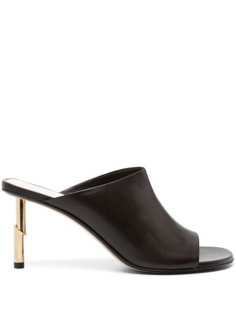 Lanvin Sequence 75mm leather mules
