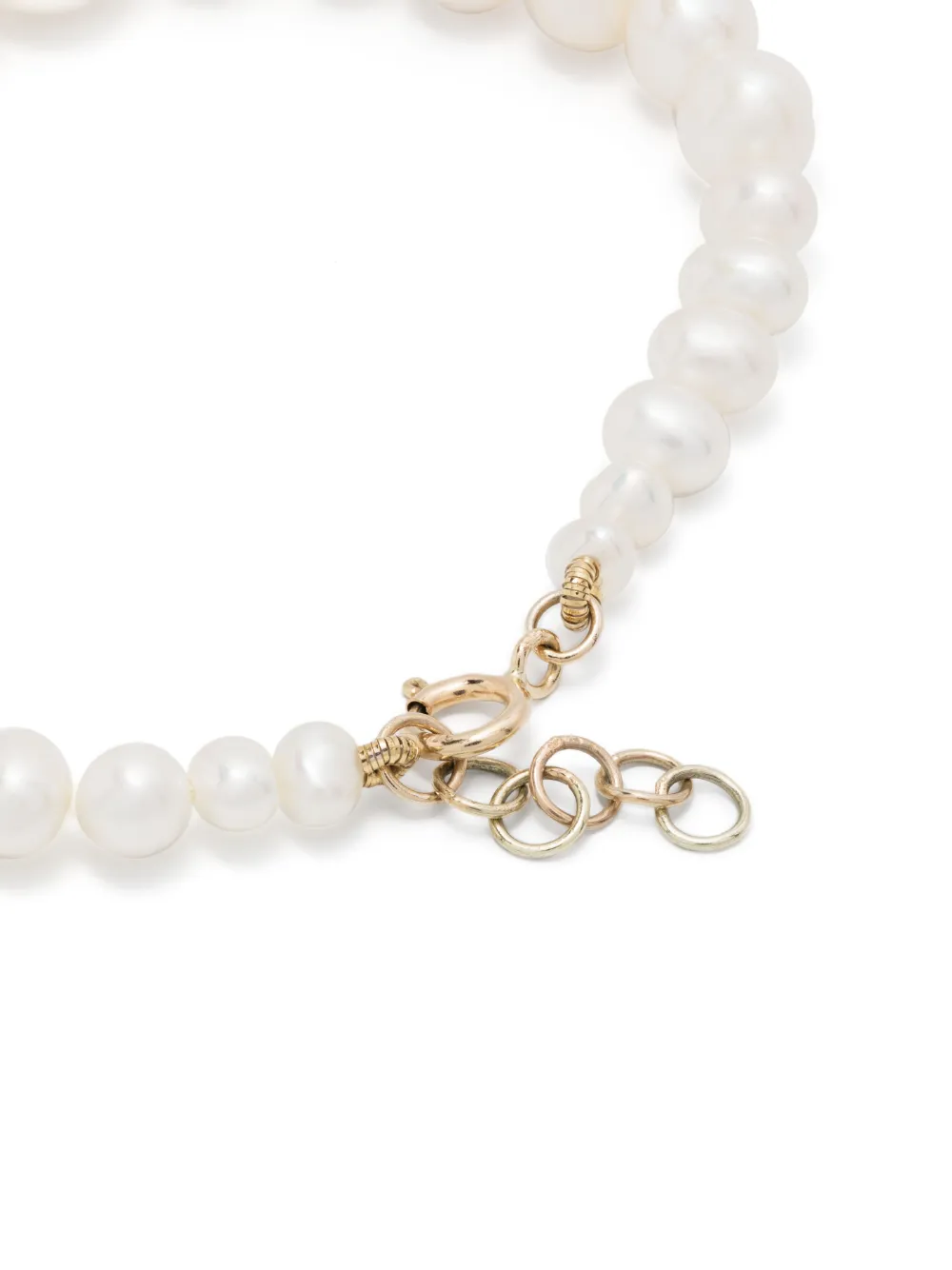 Pascale Monvoisin Bracciale Chelsea N°2 in oro giallo 9kt con perle e diamanti | Gioielleria semi-preziosa | Image 4