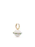 Pascale Monvoisin 9kt yellow gold Chelsea N°4 pearl and diamond earring - White
